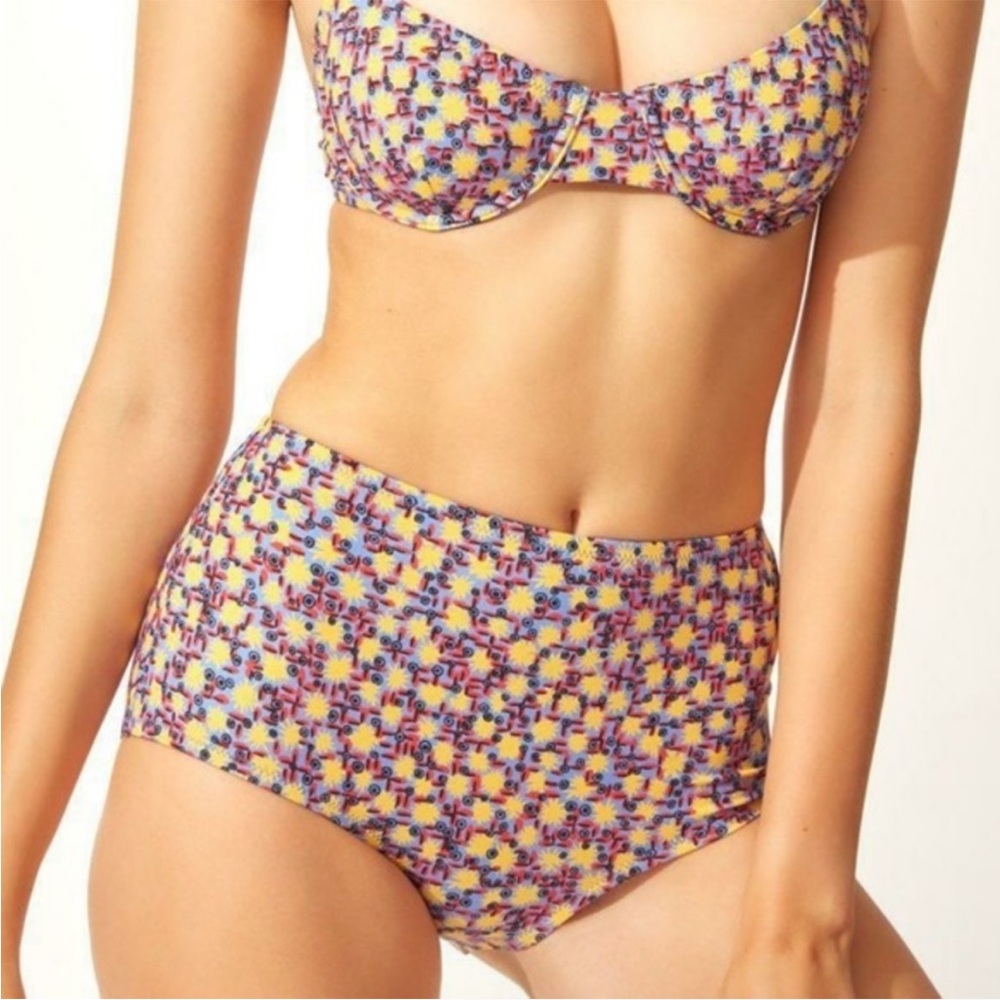 Solid & Striped The Ginger Geo Print Bikini Bottom
